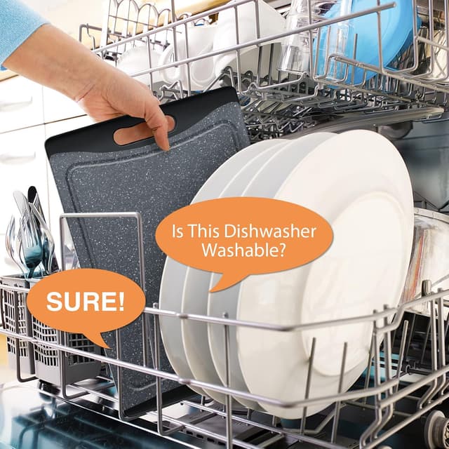 Thumbnail 5 de Extra Large Plastic Cutting Boards Set of 3 ⚙