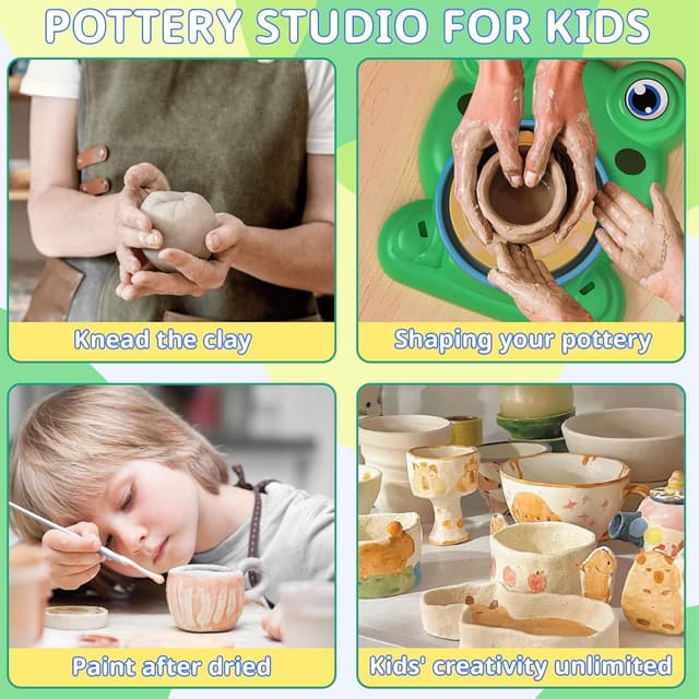 Thumbnail 4 de Aujazyble Pottery Wheel for Kids 8-12 🎨