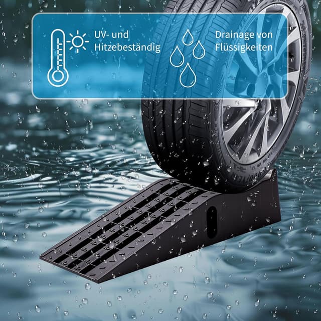 Detalle de cartrend PKW Auffahrrampen-Set 3 t 235 mm