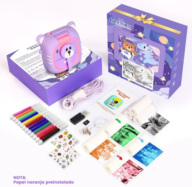 Thumbnail 6 de ARNSSIEN Cámara Infantil Instantánea 📸 2.4" con 32GB