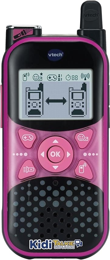 Thumbnail 3 de VTech KidiTalkie Explorer morado/rosa para niños +4