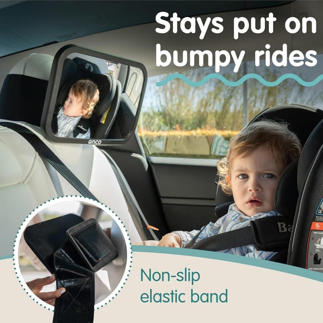 Detalle 1 de Onco Espejo de coche para bebé 360°