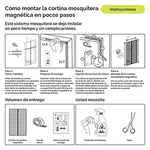 Thumbnail 7 de Nematek Moustiquaire porte fenêtre 120x220 cm 🪟