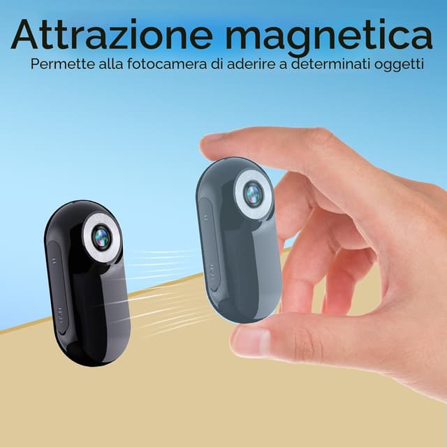 Detalle 2 de Xilecam Mini Action Cam 1080P inkl. 32-GB-Speicherkarte – Helmkamera & Bodycam-POV in Schwarz