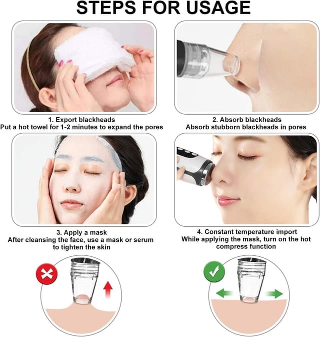 Detalle 2 de Blackhead Remover Vacuum 60Kpa