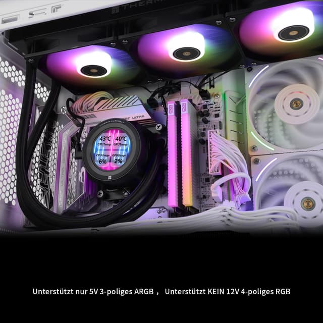 Detalle 2 de Thermalright CORE VISION 360 AIO