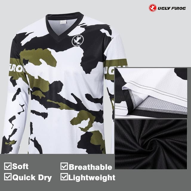 Thumbnail 6 de UGLY FROG Rage downhill jersey mens MTB shirt