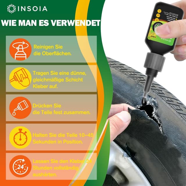 Detalle 1 de Gummikleber Extra Stark Wasserfest 30 g