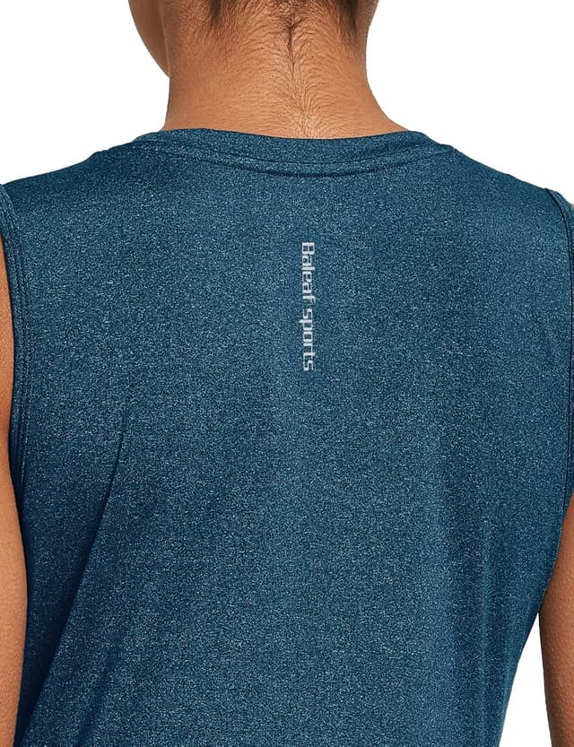 Detalle de baleaf Women’s Cool-Dry Workout Tank Tops (Sleeveless, Reflective Elements)