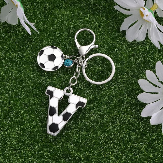 Detalle 2 de MWOOT Football Alphabet Keychain