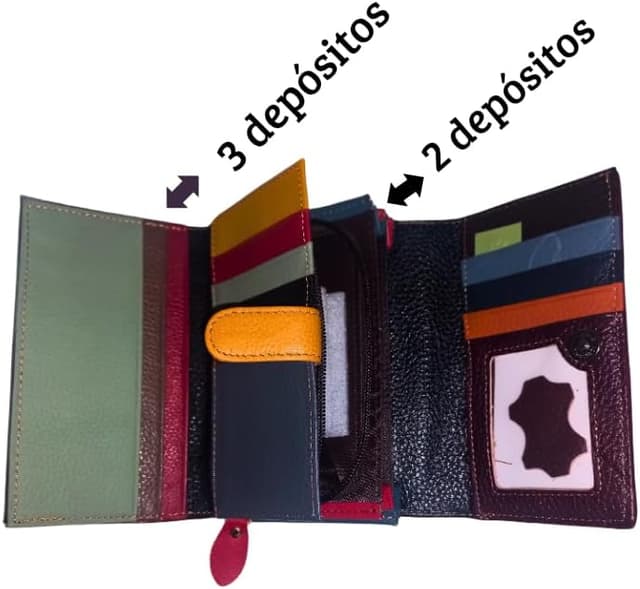 Thumbnail 5 de Genérico Monedero de Piel Multicolor