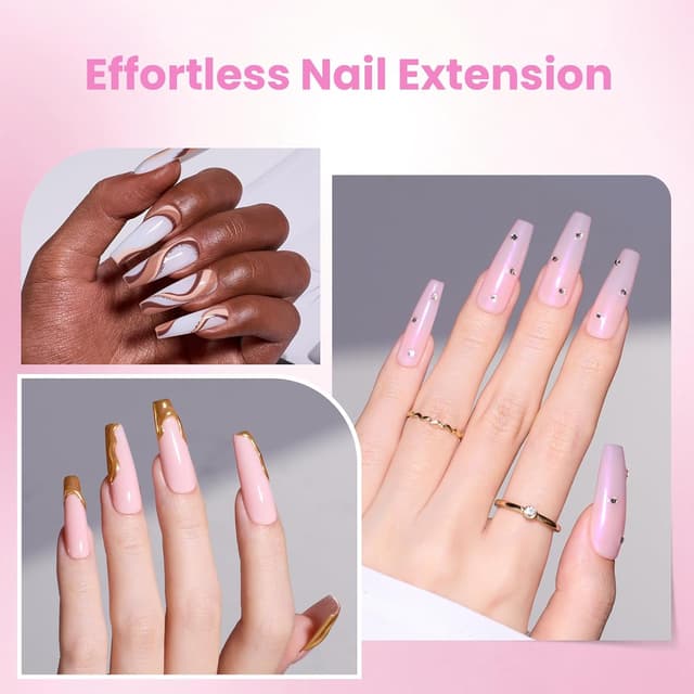 Detalle 2 de Beetles Tipex Lite Apex Nail Tips 512pcs