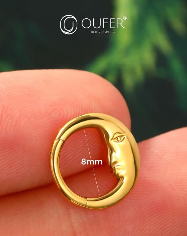 Thumbnail 2 de OUFER Boucles cartilage 16G 8–10 mm