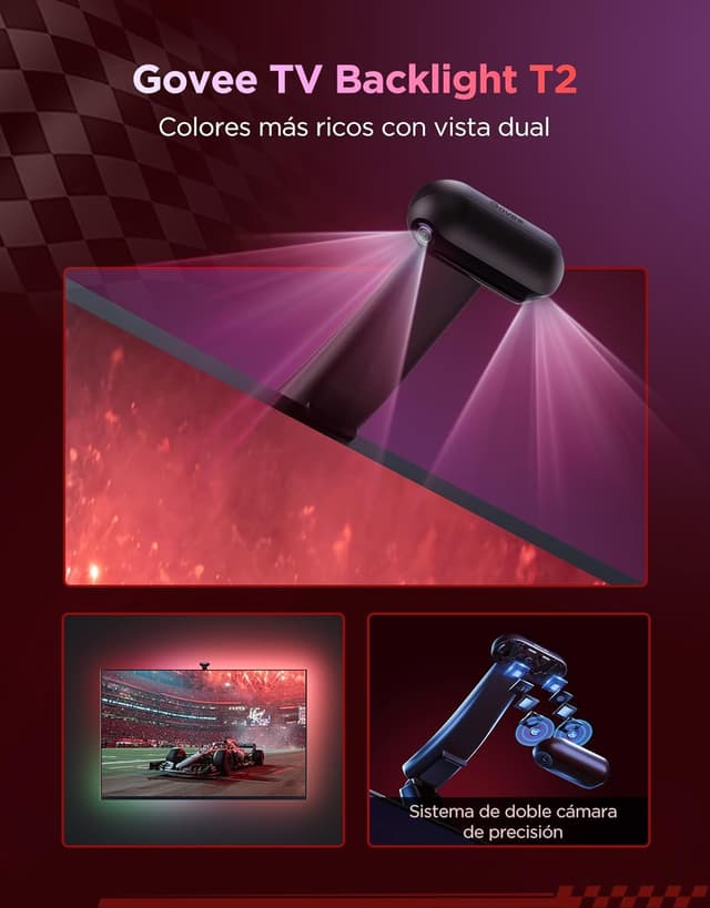 Thumbnail 2 de Govee T2 Backlights LED RGBIC para TV y Gaming