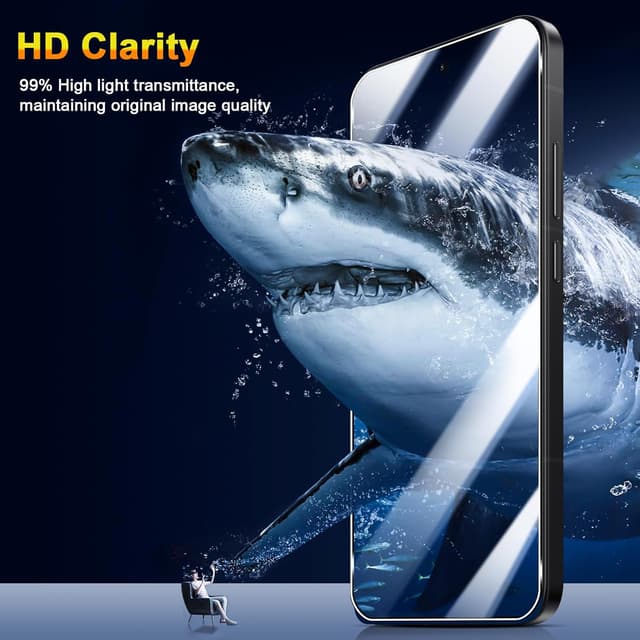 Detalle de QULLOO Schutzfolie für Xiaomi Poco F7: 2x Displayschutz + 2x Kameraschutz aus 9H-Glas