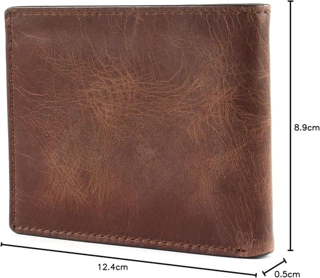 Detalle de Fossil Derrick Billetera de Piel para Hombre