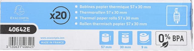 Thumbnail 6 de Exacompta 40642E Bobines CB 57 mm