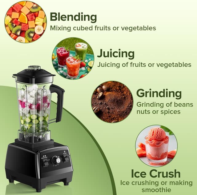 Thumbnail 1 de Blender for Smoothies 68 oz pitcher, 20 oz juicer 🥤