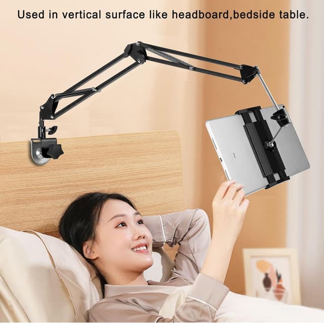 Detalle de Awlbstruse Tablet Stand Phone Holder for Bed and Desk (4.5–13 in devices)