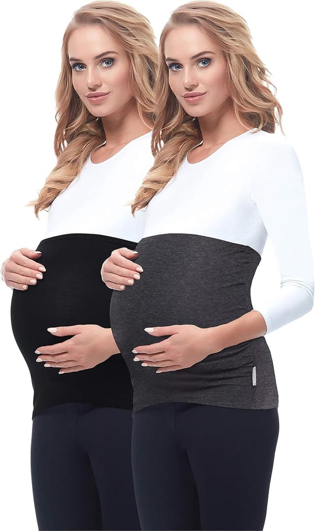 Detalle de Be Mammy 169 Ceinture de grossesse pack 2 đ€°