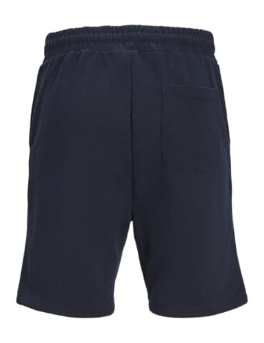 Detalle 2 de JACK & JONES bermuda de sudadera con cordón y bolsillos laterales (talla L) en azul
