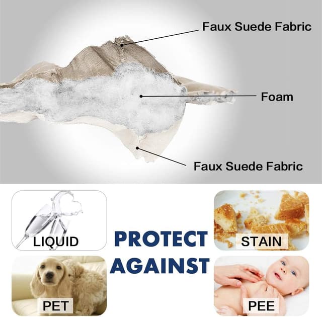 Thumbnail 4 de BellaHills Sofa Covers 4 Seater 86" x 132