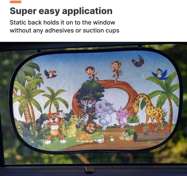 Thumbnail 5 de Karids Car Sun Shade 48x30cm 2 Pack