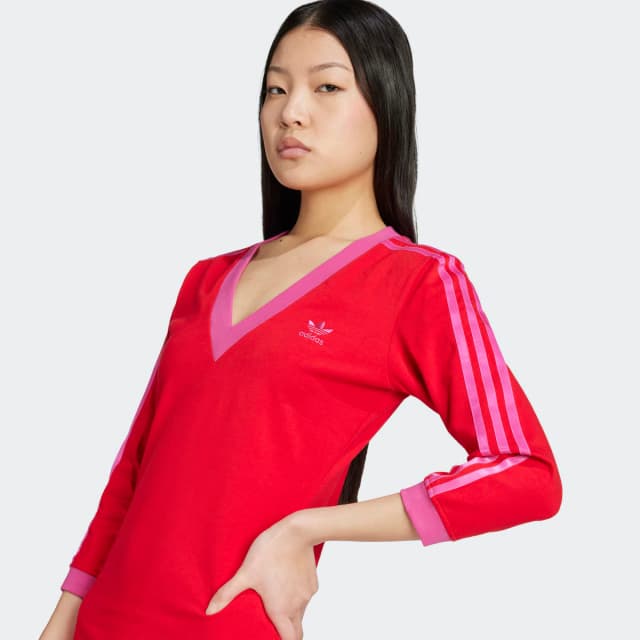 Thumbnail 4 de adidas Maxi Adicolor Classics vestido mujer