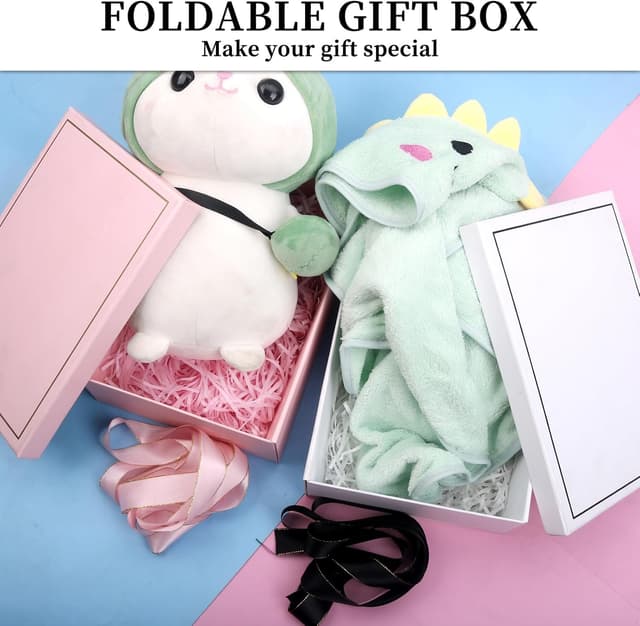 Thumbnail 4 de Schwarz Geschenkbox mit Deckel, 25 x 18 x 8,5 cm