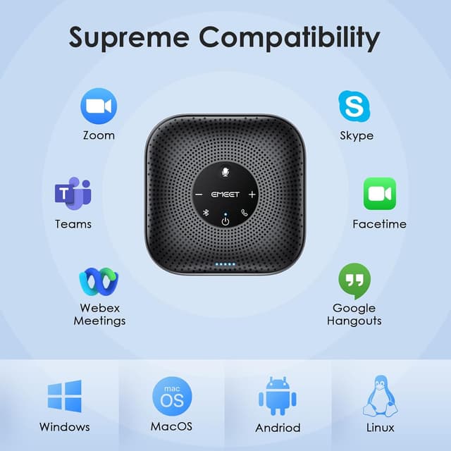 Thumbnail 6 de EMEET M0 Plus conference speakerphone 16 people