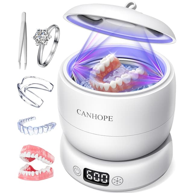 Imagen de CANHOPE Ultrasonic Retainer Cleaner 42kHz 🦷 en OfertitasTOP