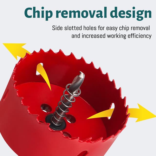 Thumbnail 3 de Yeepeo Lochsäge 68mm für Holz und PVC