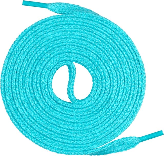 Detalle de Mount Swiss flache Schnürsenkel aus Baumwolle (7 mm) – 12 Farben & 18 Längen für Sneaker & Arbeitsschuhe