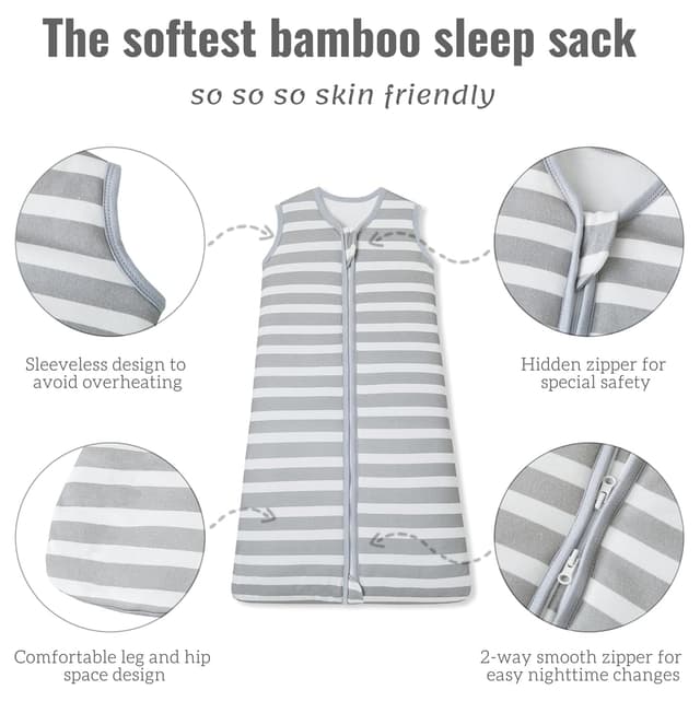 Detalle 2 de Chilsuessy Baby Schlafsack 2,5 Tog 84 cm