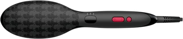 Detalle de Rowenta x Karl Lagerfeld CF582L Powerstraight spazzola riscaldante lisciante in ceramica, per tutti i tipi di capelli