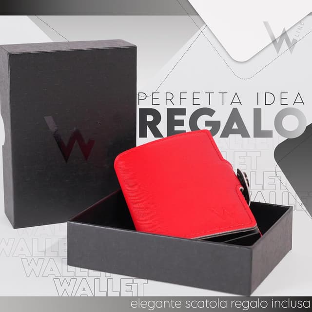 Thumbnail 4 de WLine Portafoglio Donna Piccolo con Zip 1,5 cm