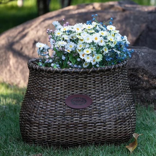 Detalle 2 de CXWXC cestino bici in rattan 12,6