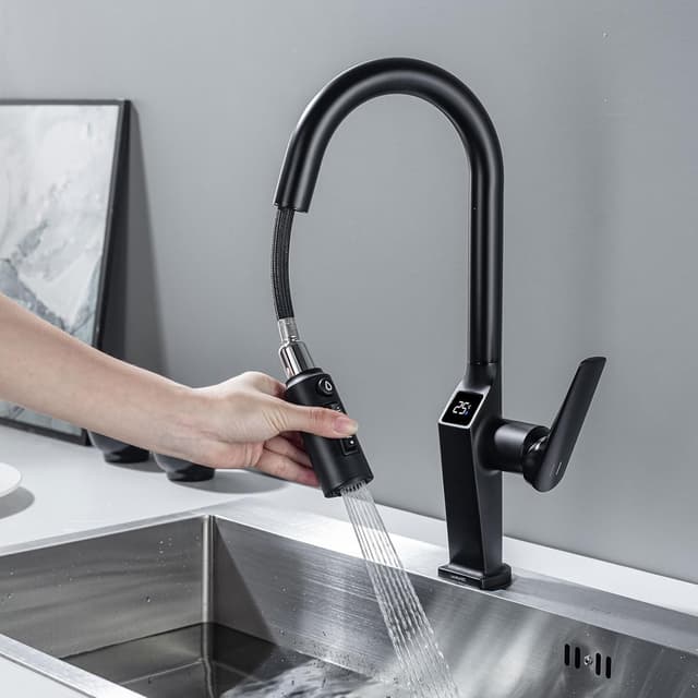 Detalle de LakeBayMZC rubinetto cucina 3 vie LED