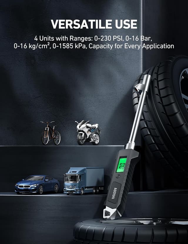 Thumbnail 3 de AstroAI Digital Tire Pressure Gauge 230 PSI