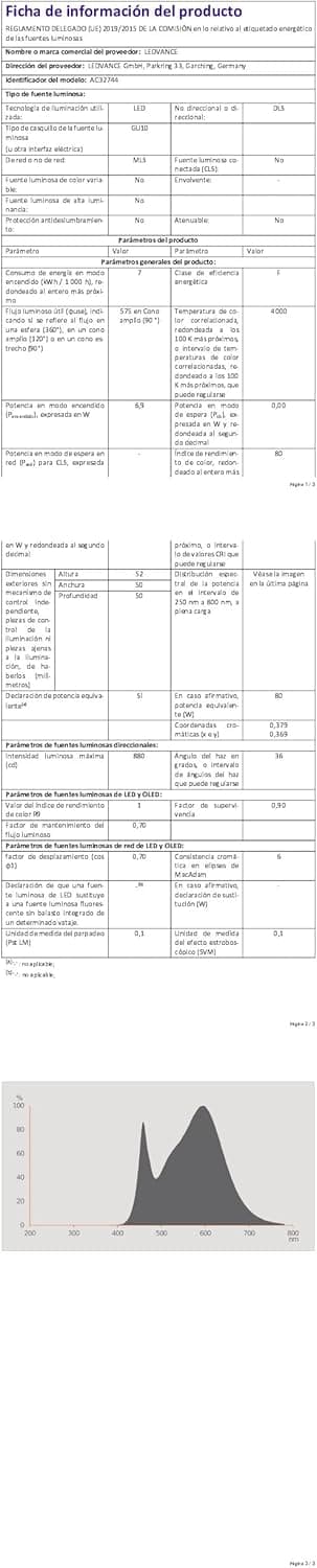 Thumbnail 3 de OSRAM Valor Estrella LED PAR16 GU10 575 Lúmenes 🌟