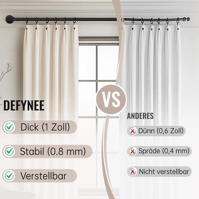 Thumbnail 4 de DEFYNEE Tringle à rideaux 25 mm