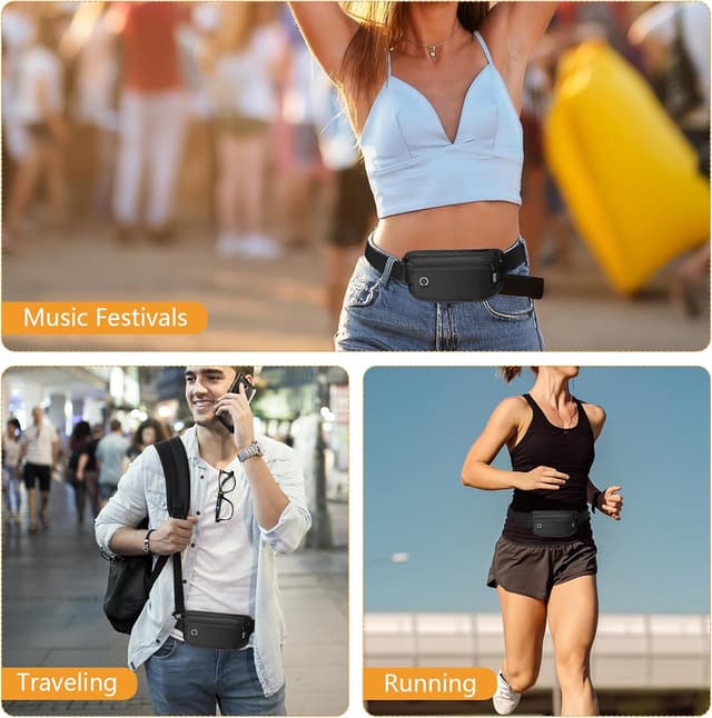 Thumbnail 6 de VINATO Riñonera Antirrobo con RFID 27×15 cm