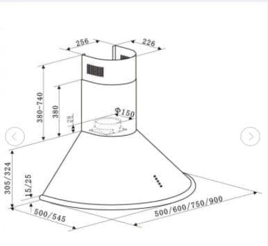 Thumbnail 7 de Klarstein Noir - Campana Extractora Retro 430 m³/h 🖤