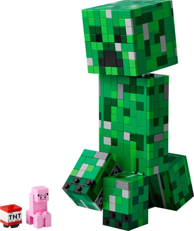 Detalle de LEGO Minecraft Der Creeper 21276 – Creeper-Modell mit Action- und Modellmodus