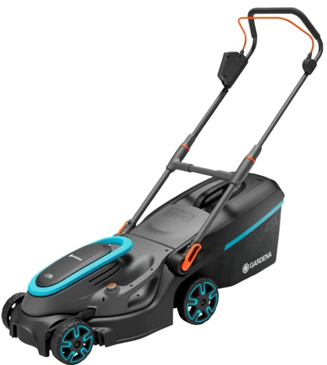 Detalle de GARDENA PowerMax 37/36V P4A Set – Akku-Rasenmäher für bis zu 350 m²