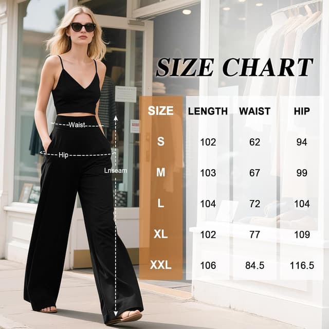 Thumbnail 5 de ACTINPUT Yoga Pants Wide Leg 1 Pair