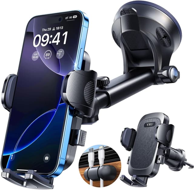 Detalle de YRU Handyhalterung Auto Militär‑Klasse 25 kg Saugnapf