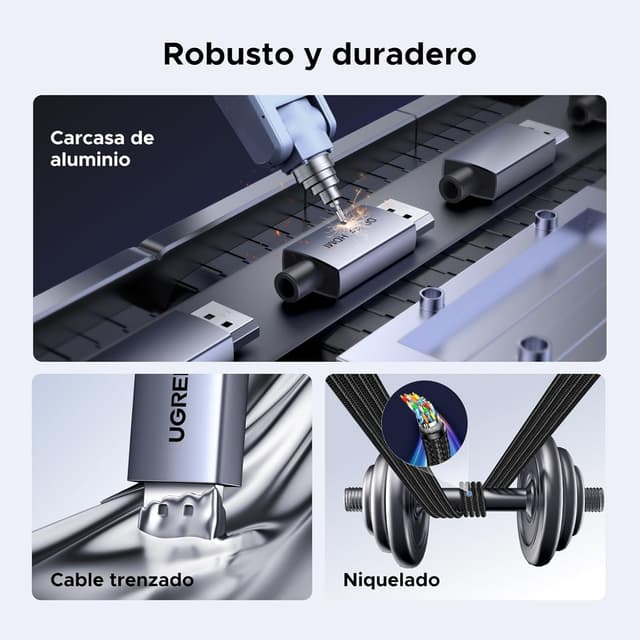 Thumbnail 5 de UGREEN 2M Adaptador HDMI-DisplayPort 4K 60Hz Bidireccional 🔁