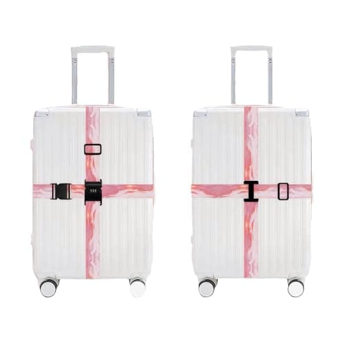 Thumbnail 7 de Sangles pour valises, lot de 1, rose ⚙