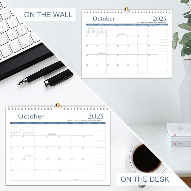 Thumbnail 4 de Gannyfer 2026 Wall Calendar 18‑Month Planner 📅